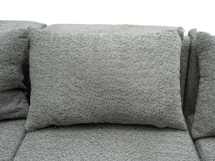 Modular 3 Seater Sofa - Teddy Fleece- Left Hand