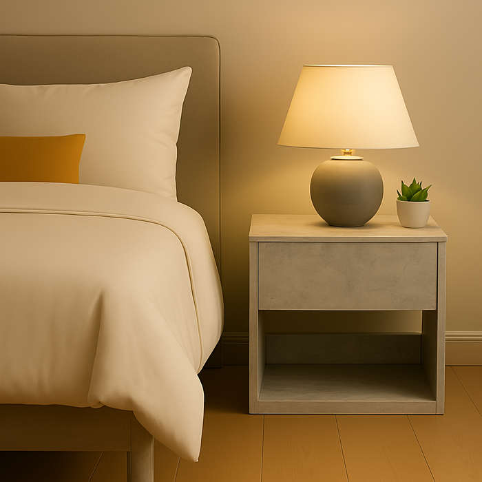 Neil Pedestal - Grey - Grey
