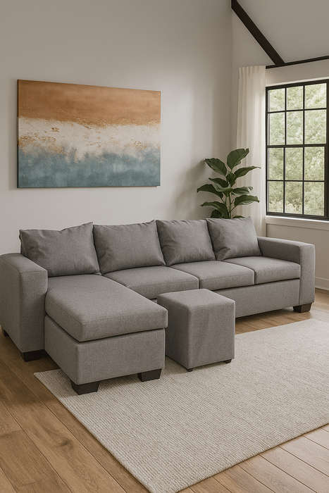JoJo 4 Seater Couch - Grey