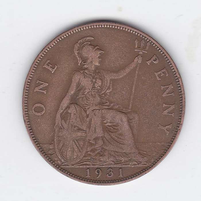 GREAT BRITAIN 1 PENNY 1931