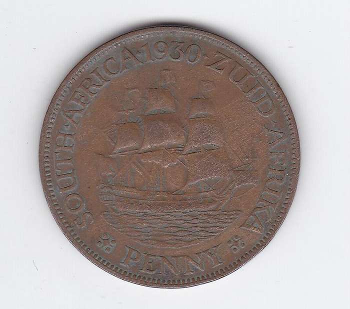 SOUTH AFRICA 1 PENNY 1930
