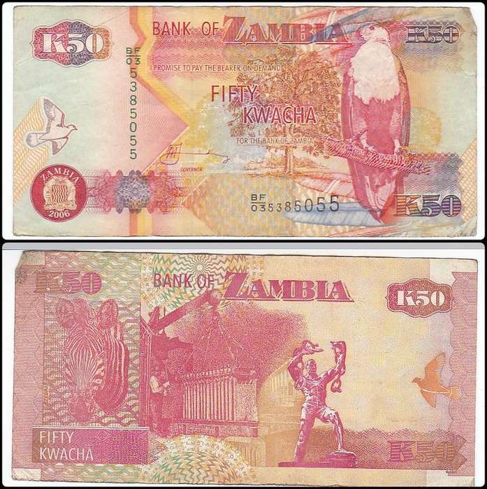 ZAMBIA 50 KWACHA 2006