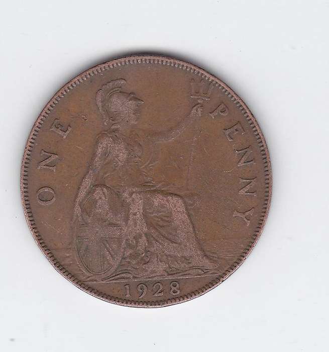 GREAT BRITAIN 1 PENNY 1928