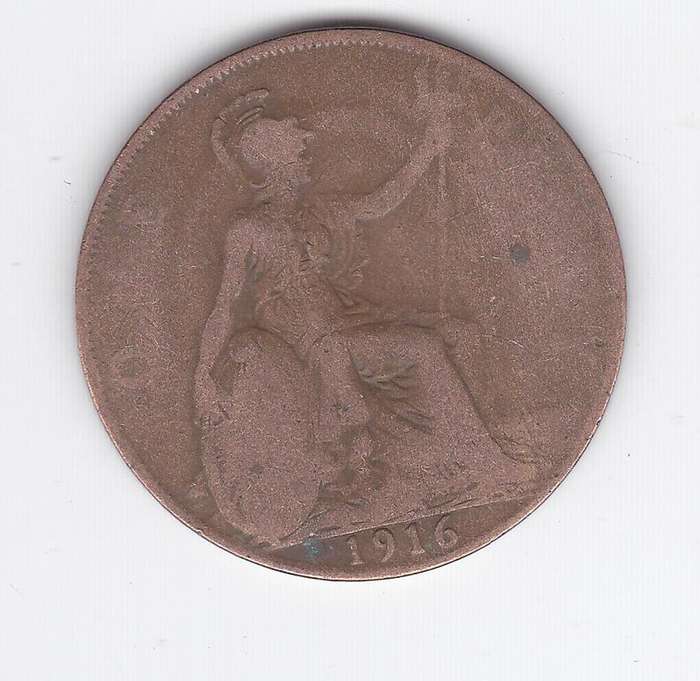 GREAT BRITAIN 1 PENNY 1916