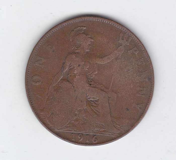 GREAT BRITAIN 1 PENNY 1916