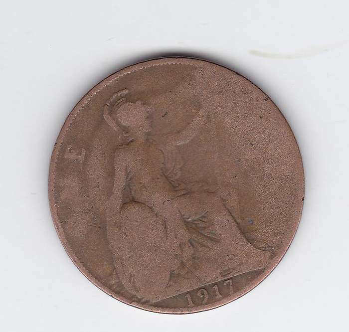 GREAT BRITAIN 1 PENNY 1917