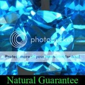 3.38 Ct.**5 Pcs.** Flawless Cushion Cut Natural Swiss Blue Topaz LOT! - 100% Natural Earth Mined!