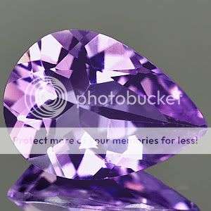 Flawless! 4.01Cts. Pear Cut Top Purple Amethyst Gemstone - Exact Photos Of Gemstone!