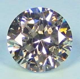 FLAWLESS 3.30CTS (1pc) Round brilliant Cut 8mm Diamond simulant - FINEST DIAMOND SIMULATE