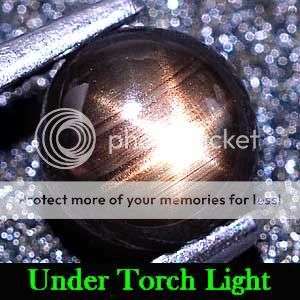 1.12 Ct.**(5.60mm) Natural Black 6 Ray Star Sapphire Gemstone - 100% Natural and Untreated.
