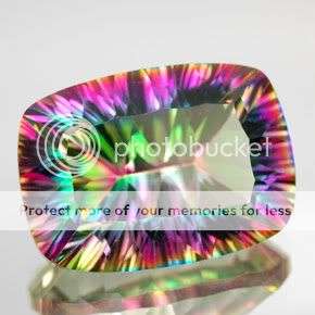 13.41ct Flawless Cushion Rainbow MYSTIC QUARTZ  - R1 NO RESERVE