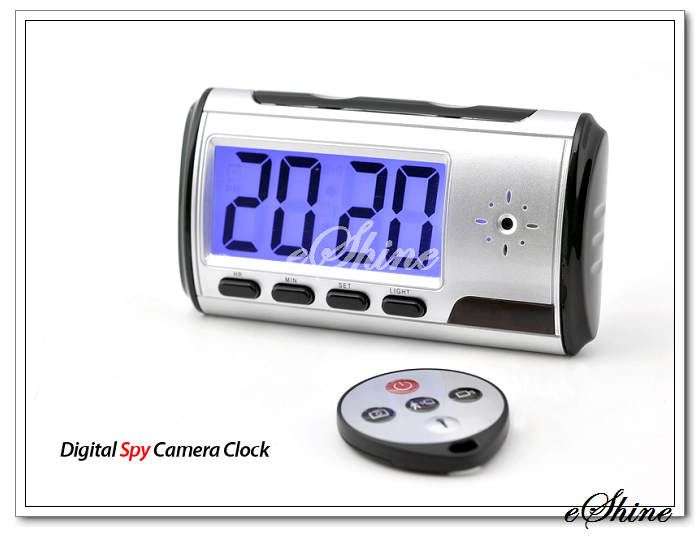 Spy Clock Security Hidden DVR Camera Motion Detector DV