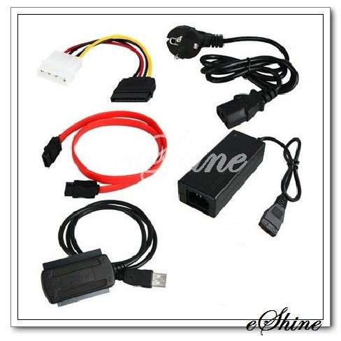 USB 2.0 to IDE SATA 2.5 3.5 HDD Converter Cable