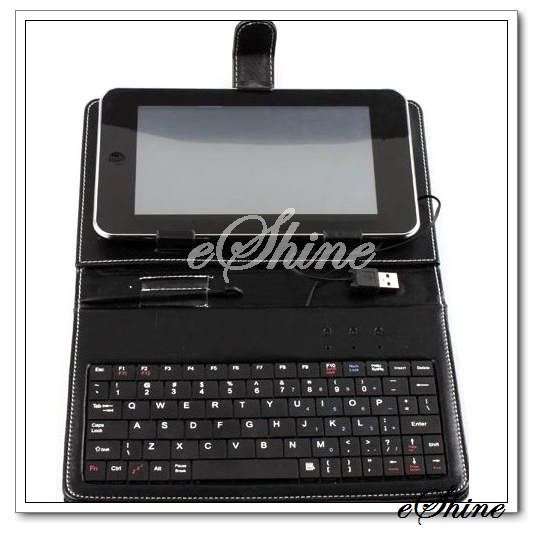 USB Keyboard Case For 7" Tablet PC Android Epad MID With Stylus