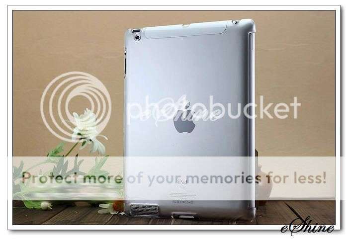 iPad 2 Hard Back Cover Case - Smart Cover Partner