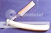 Cut Throat Feather Custom Razor