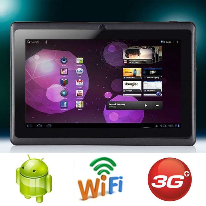 -LOCAL STOCK- Dual Camera *BLACK* - 7 Inch Android 4.0 - 512MB RAM - 4GB built-in memory- 3G - WIFI