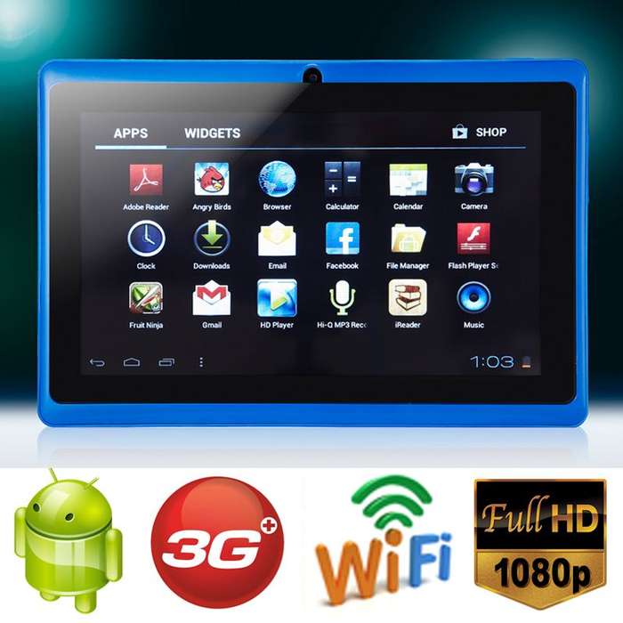 *LOCAL STOCK*BLUE* 7 Inch Android 4.0 Tablet PC-3G-WIFI-Capacitive-24Hr Delivery