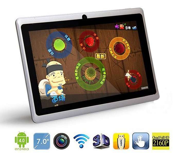 Amazing Tablet - 7 Inch Android 4.0 - 512MB RAM - 4GB built-in memor~Color WHITE