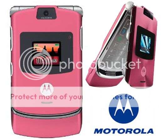 GENUINE Motorola RAZR V3XX,UNLOCKED Cellphone~Color Peachblow