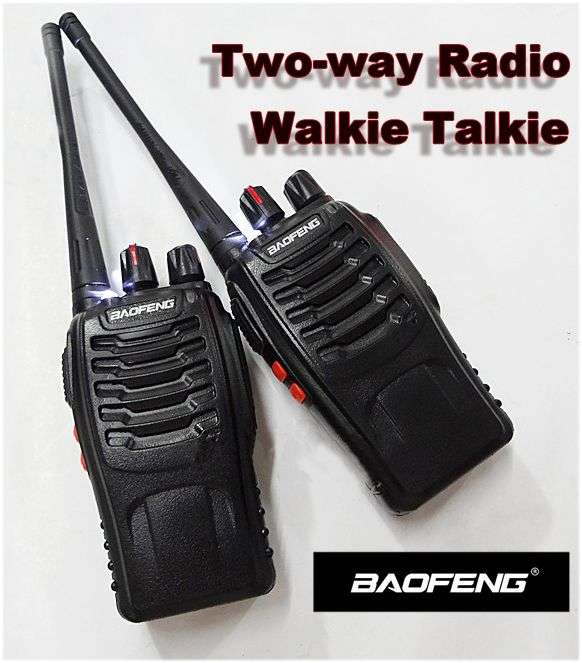 2 X Professional Walkie Talkie Two-way Radios Transceiver Handheld Interphone