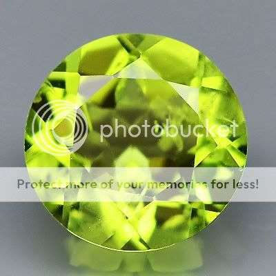 1.95ct CHARMING Round Green PERIDOT
