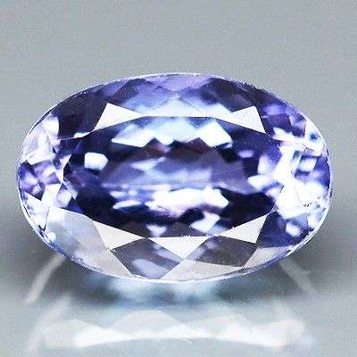 1.63ct- STUNNING Oval Violet Blue TANZANITE