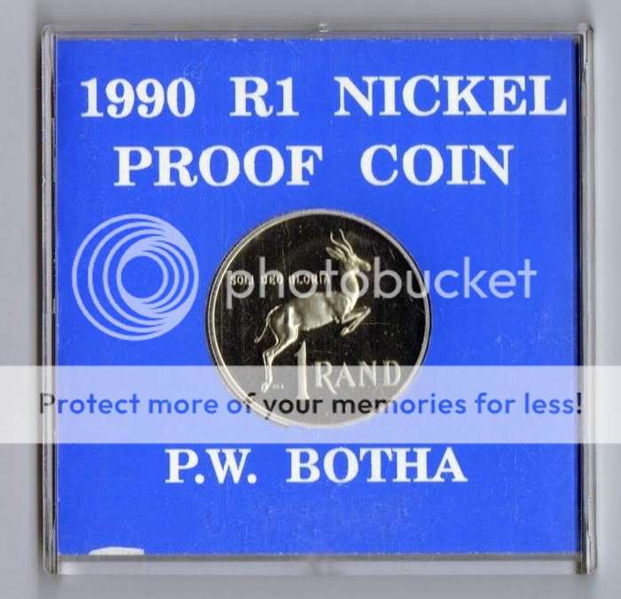 **** 1990 R1 NICKEL PROOF COIN ****
