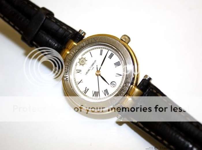 MICHEL HERBELIN NEWPORT LADIES WATCH - WHITE DIAL