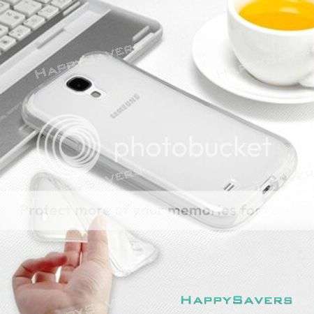 Clear Crystal Transparent Soft Back Case Cover For SamSung Galaxy S4 i9500
