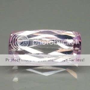ELEGANT 4.50CT. ANTIQUE FACET 100% NATURAL TOP SILVER PINK KUNZITE