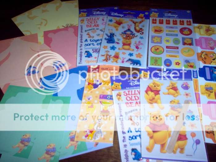 DISNEY WINNIE THE POOH SCRAPBOOKING EMBELLISHMENTS!