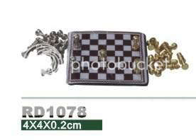 Dolls House miniature miniature Chess Set