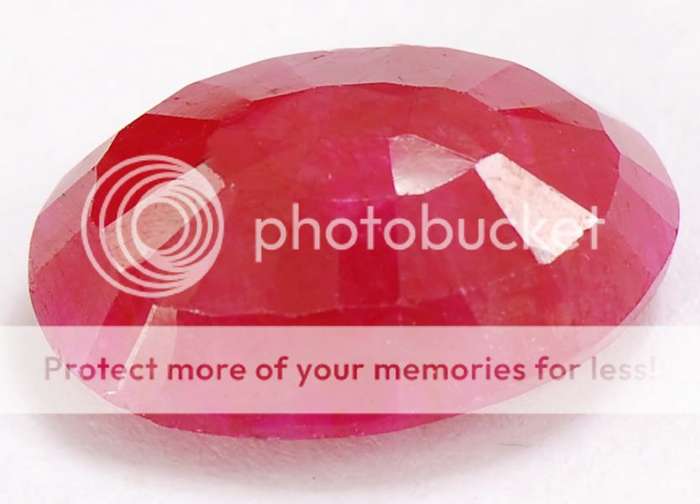 11.90ct Natural India Deep Red Ruby Gemstone