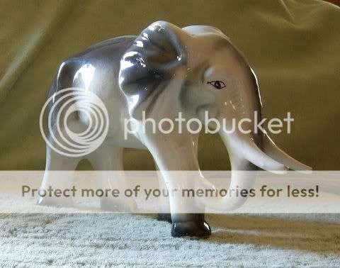 Glazed Ceramic Elephant
