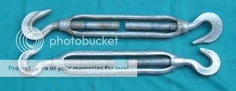 Two Hook Turn Buckles 19mm