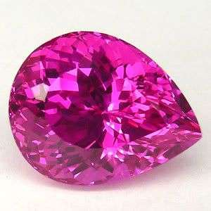 FLAWLESS!! *15.20cts SPLENDID AAA PEAR SHAPE HOT PINK TOPAZ*