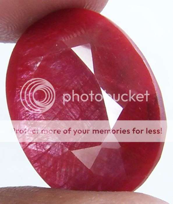 29.80cts Africa Red Ruby Gemstone - 100% Natural Earth mined