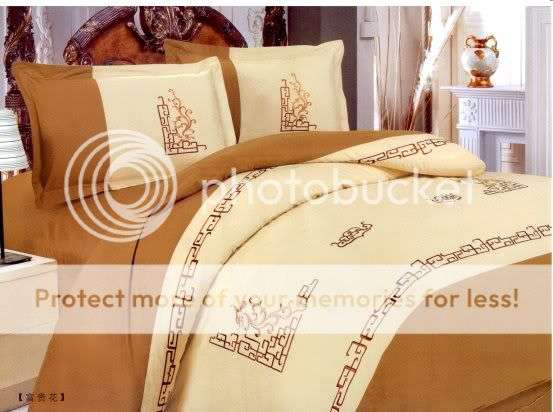 Gorgeous!!! 6pc Queen Size embroidered duvet set