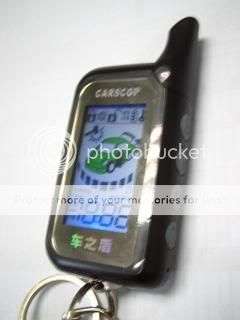 2 Way Communication Car Alarm systemt with LCD Transmitter , Vibration and Auto Arm/Disarm