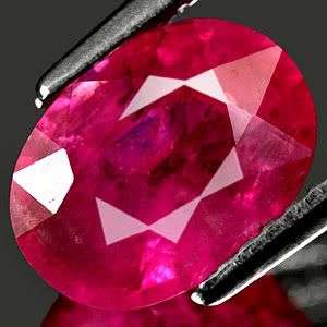 RUBY **1.05Ct.**(1 Piece)**100% Natural Oval Cut Blood Red Ruby - Exact Photos!