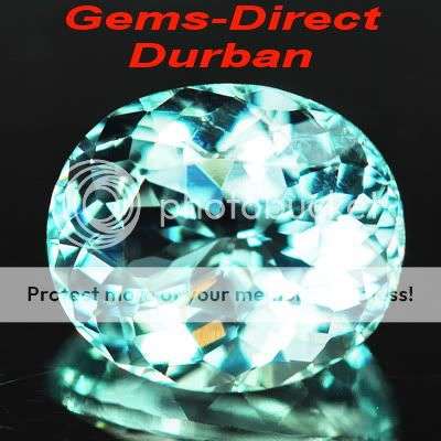 AAA - 4.00 CT - OVAL CUT - SANTA MARIA AQUAMARINE - SHIPPED FROM WITHIN SA!!