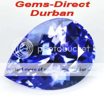 AAA - 1.90CT - PEAR CUT - VIOLET/BLUE D-BLOCK TANZANITE - SHIPPED FROM WITHIN SA!!