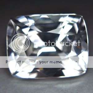 9.80ct - FLAWLESS VIVID WHITE TOPAZ CUSHION LOOSE GEMSTONE