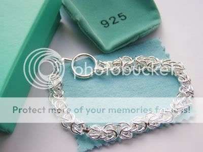925 Sterling SIlver Lobster Clasp Bracelet! STUNNING ITEM!
