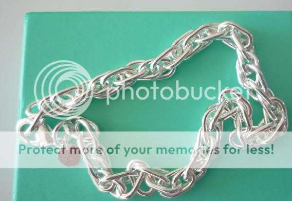 Stunning 925 Sterling Silver Lobster Clasp Bracelet