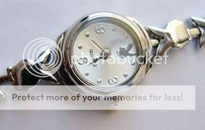 Stunning silver Playboy watch with silver bunny strap!