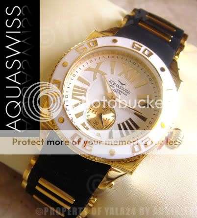 R22,000.00 >> AQUASWISS ****LADY**** 18k GOLD Swiss Watch