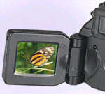 swing-out screen of the CoolPix 5700