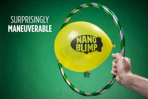 The Nano Blimp is surprisingly maneuverable.